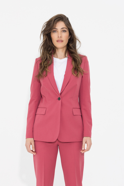 Suitss me - Daily Single Earth Red Blazer / roze